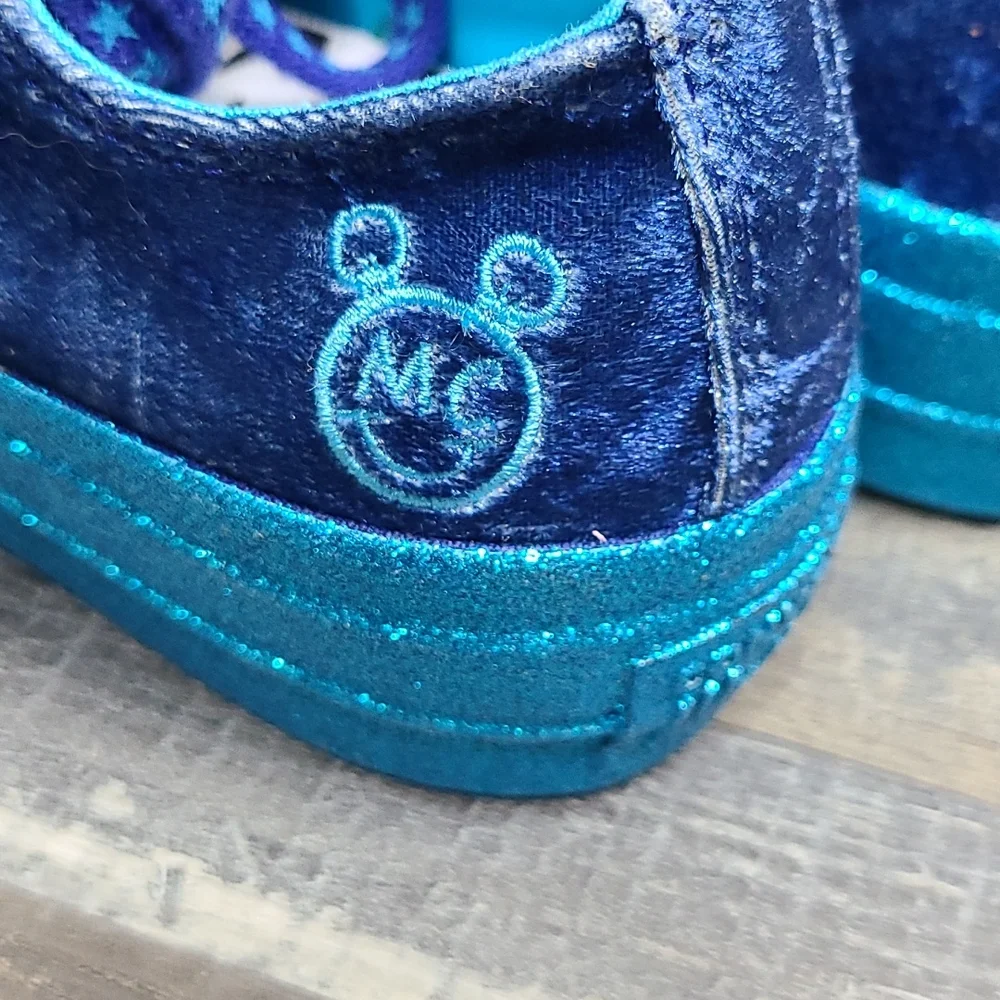 NWT Miley Cyrus x Converse Chuck Taylor Platform Ox - Blue Velvet - Sz 5.5 - Picture 8 of 13